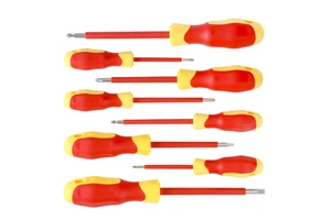 VDE 8 in 1 Multi-function 1000v Insulated High Voltage Electrician Professional CR-V Chromium Vanadium Tool Kit with Metric Bits