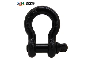 Heavy Duty Carbon Steel Ce Certified Anchor Shackle Bow Shackle Screw Pin Lifting Shackle