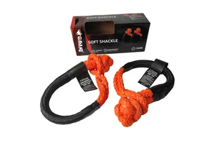 12mm*61cm Synthetic Soft Shackle Recovery Rope Shackle with Diamond Braid Emergency Tool Kit