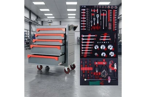 Garage Workshop Professional Drawer Cabinet 128pcs OEM Extended Sleeve Wrench Set Flower Screwdriver Car Repair Hand Tools Kit