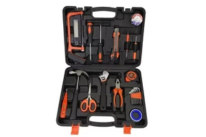 24PCS Household Tool Set Professional Hand Tool Kit with Blow Molding Case for Home Repair and Maintenance