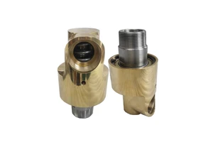 Factory Sale UHM40 Mono Flow BSP Thread Connection Copper Housing High Speed Hydraulic Oil Rotary Joint Water Rotary Union