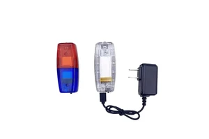On-duty Security Patrol LED Multi-function Warning Lights Shoulder Lamp Red Blue Strobe Riding Flash Light