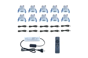 10pcs/set Minimalist Light Celling Lamp Single CCT Spotlights Installatie Aluminumveranda Waterproof Low Voltage12V for Garden