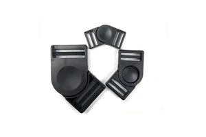 Trendy & Professional Plastic Strap Buckles Luxury & Classic Colored Webbing Bag Parts Adjustable Center Release Swivel Style