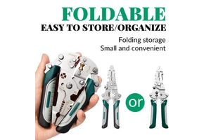 Factory Direct-sale Multifunctional Foldable Stripping Pliers For Electricians Wire-cutting Pliers Stripping Pliers Tools