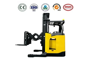 Cost-Effective New Lithium-Ion AC Powered Electric Reach Truck Stacker Forklift OEM Load Capacity 1 Year Warranty Retail Indoor