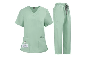 2025 New Unisex Hospital Uniforms Nursing Uniform Sets Quick-drying Scrubs Sets Two-piece Set Top & Pants for Nurse Fashion OEM