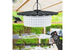 Solar Motion Sensor Light 1000 Lumen PIR Remote Control IP65 Waterproof for Barn Shed Pathway Security Light
