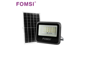 FOMSI LED Solar Light Outdoor Waterproof Floodlight with Remote Control Solar Reflector Flood Lamp Automatic Lighting for Garden