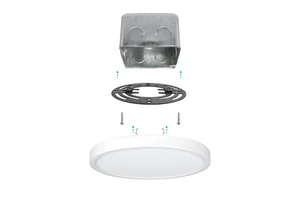 ETL 5 Inch Drive on Board Low Profile Edgelit Ceiling Light Round LED Slim Surface Mount Light Suitable for Wet Location