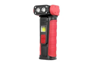 500LM Dual Light Source Portable Rechargeable Work Light with USB Charging Magnetic Base COB LED Flashlight for Garage Outdoor