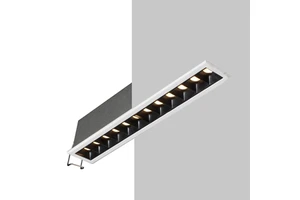 Square Downlight Recessed Led Linear Spotlight Multifunction Beam Angle Led Spotlight Grille Light With Anti Glare Lens