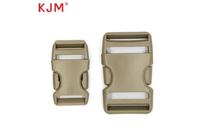 Customized Logo Backpack Bag Belt Accessories Tactical Quick Release Buckle Heavy Duty Plastic Strap Buckle