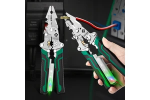 Multifunctional Household Electrician's Pliers Special Needle-Nosed Steel Wire Stripping Test Pulling Folding DIY OEM Product