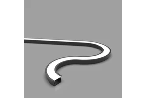 Ring Circle S Shaped Customized LED Recessed Ceiling Light Aluminum Led Profiles Bending Welding Modern Indoor Home Hotel
