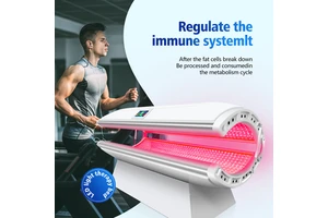 Suyzeko OEM Med Spa Whole Body Contouring 635nm 660nm 810nm 850nm Red Light Capsule Infrared LED Red Light Therapy Bed