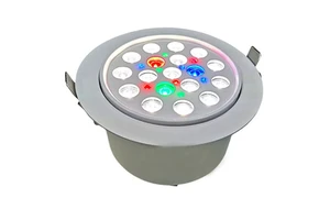 Ultra-Thin LED Recessed Down Light for Jewelry Shop Modern Design Style with Rotating Lights Aluminum Lamp Body for Indoor Use