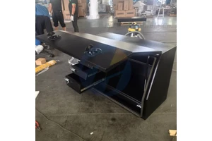 Factory Custom Sheet Metal Waterproof Steel Tool Box, Full Side Panel Aluminum Storage Case for Pickup Trucks