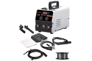 NB250 Gasless MIG Welding Full Set Portable Mini MIG Welding Machine for Steel Multifunctional Gas Shielded Small Household Use