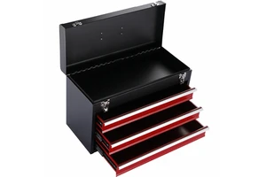 Professional Outdoor Portable Tool Box Tool Case With Locks Durable Steel Tool Box With 3 Drawers