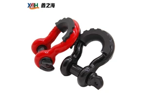 Wholesale Hot Dip Galvanized Alloy Steel D Shackle Bow Shackle Screw Pin Heavy Duty Shackle