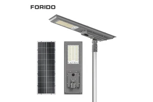 Forido Solar Street Light 60W 80W 100W 120W All in One Integrated Solar LED Street Light Outdoor Waterproof