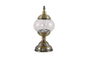Handmade Multicolor Glass Rechargeable Battery LED Mosaic Table Lamp Turkish Traditional E14 10-Year Warranty DIY Christmas