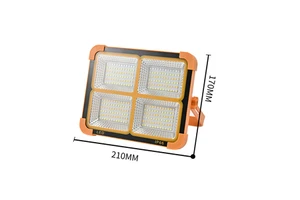 Hot Sale GASIM IP66 Solar Floodlight 3500K Warm White 1-Year Warranty Outdoor Garden Lighting Solution