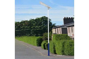 Chinese IP65 AC Solar Street Light Outdoor Waterproof Integrated LED Street Lamp with 50000 Hours Lifespan
