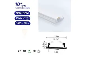 Aluminum Profile LED Linear Contour Light Recessed/Extruded Architectural Outline Lighting for Indoor Decoration