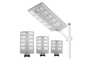 600W 800W 1000W LED Solar Street Light Motion Sensor Outdoor Garden Security Lamp with Retractable Pole