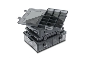 Multi-compartment Parts Box Transparent Plastic Electronic Accessories Toolbox Small Screw Box Storage Box