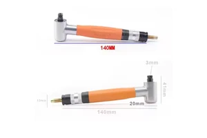23500rpm Micro Air Pencil Die Grinder Tool Pneumatic Angle Pen 3mm Angle for Mould Metal Grinding Polishing Machine
