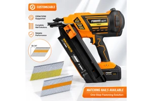 LD3490 20V Cordless 34° Framing Nailer Brushless Paper Collated Nail Gun with Matching Nails OEM