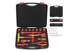 New Energy Insulated Electrical Tool Set Chrome Vanadium Steel Forging VDE Certification 1000V Car Maintenance Auto Repair Tool