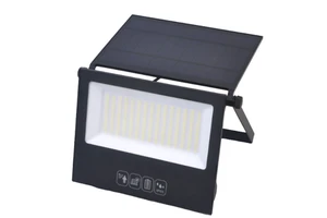 Outdoor LED Solar Flood Lights with ABS Body IP65 CE Certified Remote Control Lightweight for Gardens & Stadiums