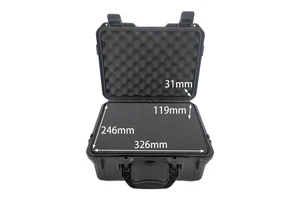DPC059-6 Plastic Tool Storage case Plastic Safety protection case Carrying Casw With Foam 355*266*170mm