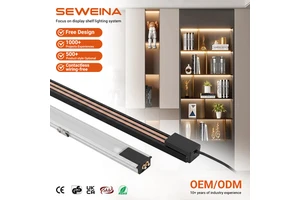 Good Quality Customizable Contact Type Durable Conduction Groove OEM Lighting System for Shelf Display Showcase