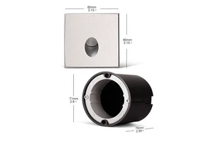 Indoor Light Home Stairs Bedroom Corridor Recessed Step Lighting Wall Light Led Waterproof Ip65 Outdoor Wall Lamps 1W 2W 3W