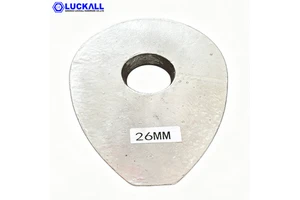 DIN3091 Solid Steel Thimble Hot Dip Galvanized Heavy Duty Drop Wire Rope INCH Marine Lifting Mining Rigging Hardware