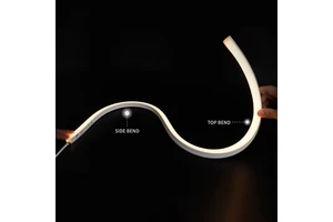 SHINESKY 3D Bending Neon Strip LED Flexible Silicone IP67 Waterproof Lighting Vertical & Horizontal For Outdoor Use