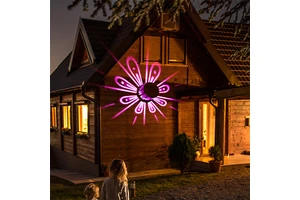 2024 Newest Solar Charging During the Day 2 Levels Light Source Washing Wall Light Wall Solar Light Outdoor