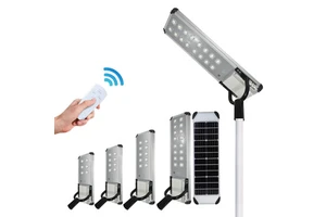 Outdoor Waterproof 80w 100w 120w 140w 160w Rechargeable Street Led All in One Solar Light with 100W Solar Panel