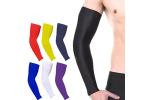 Unisex UV Sun Cover up Cycling Sleeves Protection Compression Basketball Arm Sleeves