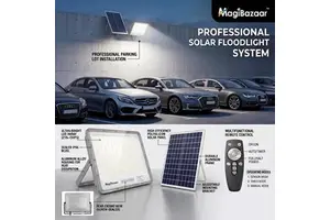 High Lumen Super Bright 500W Solar Flood Light-Heavy Duty Aluminum IP65 Waterproof Outdoor LED Remote Control Garden Landscape