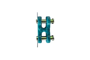 Double U-type Shackle Link. Zinc Plated/Galvanized Finish Forged Alloy Steel Pin