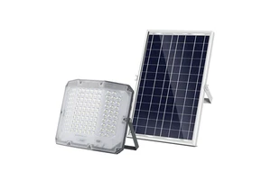New Outdoor Waterproof Garden LED Solar Flood Light IP66 Rating Aluminum Glass Three-Sided Luminous Rural Household Landscape