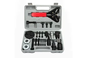 23pcs Auto Repair Tools Kit Car Air Conditioning Repair Set Compressor Clutch Hub Puller Remover Installer Hard Case Package