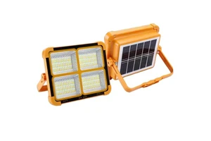 Outdoor Long Battery Life ABS Solar Charging Floodlight 50W 100W 200W 300W Stall Light Camping Light Emergency Lighting
